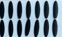 эллипсис высокотемпературное Ptfe 0.6mm связывает ровную поверхность тесьмой с клеем 3M