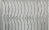 Белые и серые коньки мыши PTFE с двойной, который встали на сторону клейкой лентой