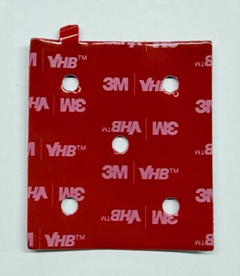 Двусторонняя вспененная лента 3M VHB Red Liner, вырезанная по индивидуальному заказу, устойчивая к высоким температурам акриловая клейкая лента
