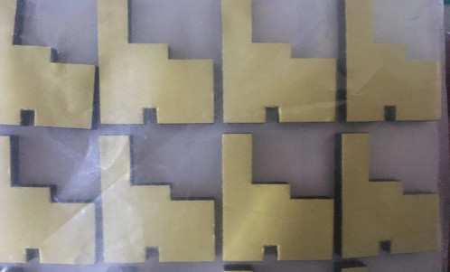 Доска пены PORON BISCO толстая противоударная 55*24*1.5mm покрытое клейкой лентой