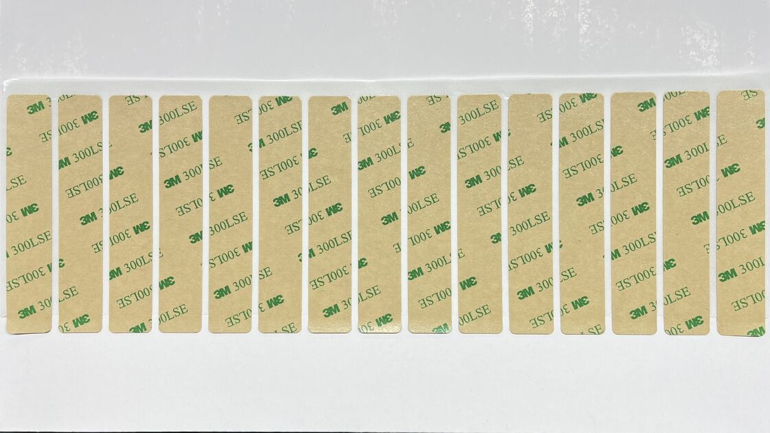 Die-Cut 3M 300LSE Double Sided Tape Strips, Custom Cut Strong Adhesive for LSE Plastics, Metal, Electronics