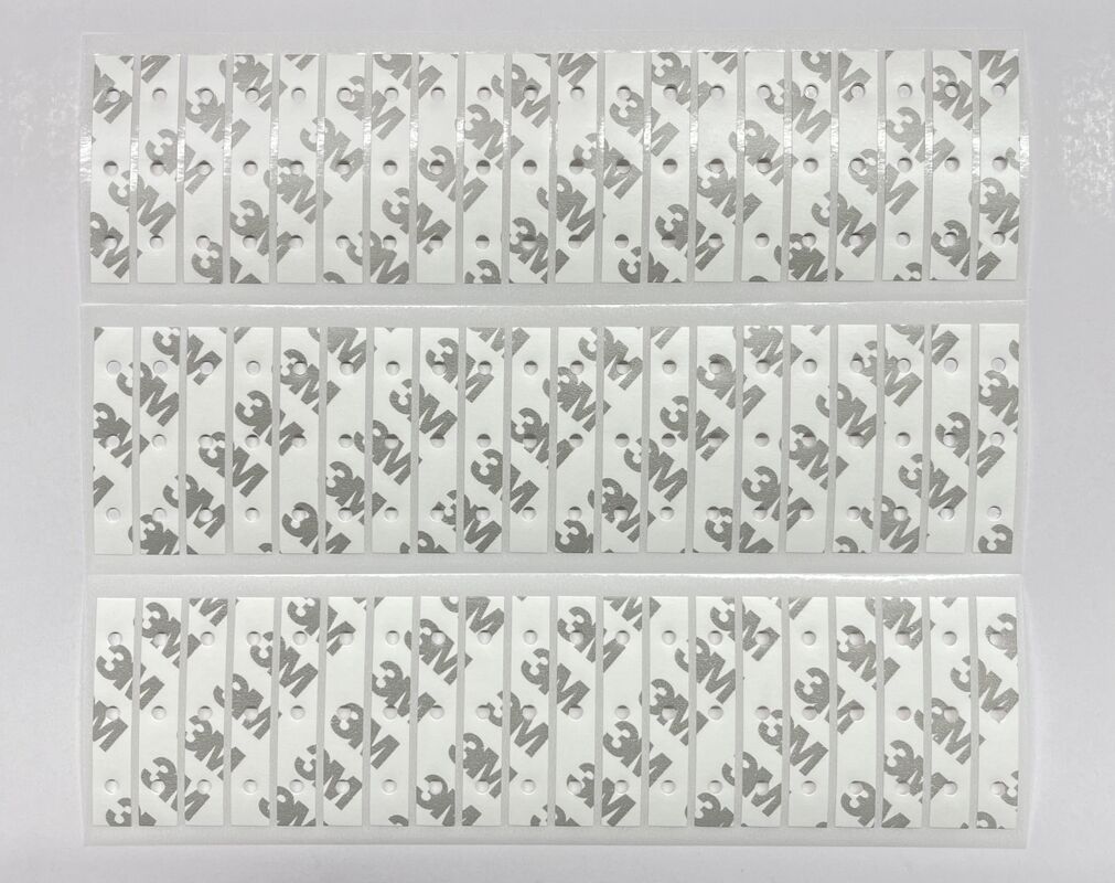 3M Двухсторонние ленты с отверстиями для позиционирования, резкой резкой, высокой застежкой и без остатков, для быстрой и точной установки
