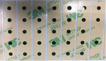 ASTM D3330 испытало ясные 2 - вставать на сторону свяжите стикер тесьмой 467 3M прозрачный для клавиатур
