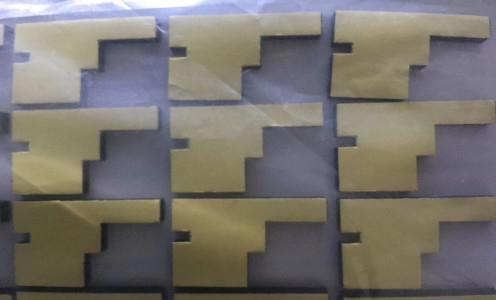 Доска пены PORON BISCO толстая противоударная 55*24*1.5mm покрытое клейкой лентой