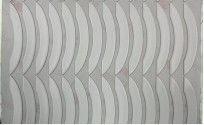 Белые и серые коньки мыши PTFE с двойной, который встали на сторону клейкой лентой
