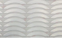 Белые и серые коньки мыши PTFE с двойной, который встали на сторону клейкой лентой