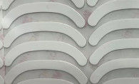 Белые PTFE игровые лыжи для мышей с двусторонней клейкой лентой 9448HK