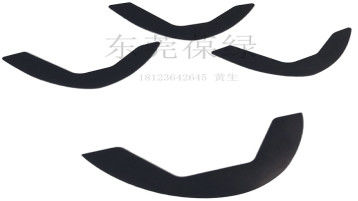 коньки плавного движения ног PTFE высокотемпературные UPE мыши 0.7mm темные серые